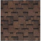 Гибкая черепица Shinglas коллекция Финская черепица Аккорд, коричневый м2